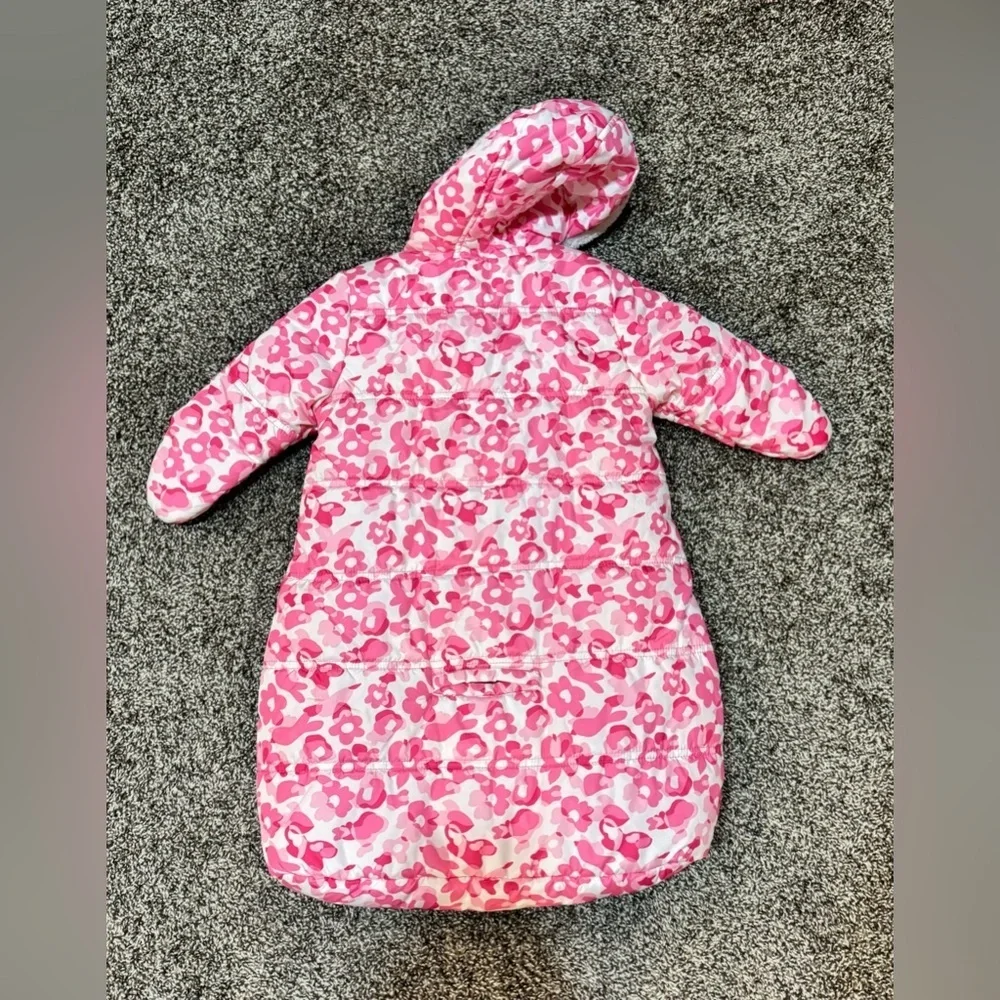 Floral Pink Baby Snowsuit